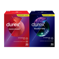 Durex Yakın Hisset ve Maraton Geciktiricili Prezervatif