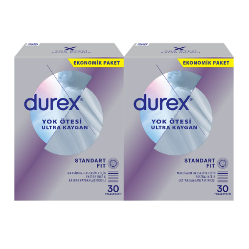Durex Yok Ötesi Ultra Kaygan Prezervatif 30 lu x 2 Adet Durex Yok Ötesi Ultra Kaygan Prezervatif 30 lu x 2 Adet