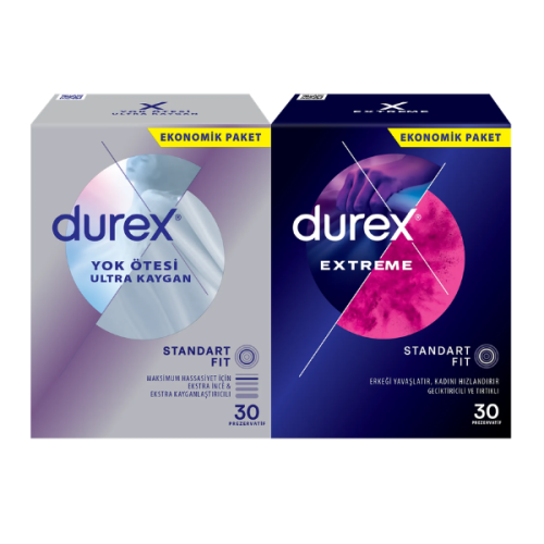 Durex Yok Ötesi Ultra Kaygan ve Extreme Geciktiricili Prezervatif Durex Yok Ötesi Ultra Kaygan ve Extreme Geciktiricili Prezervatif