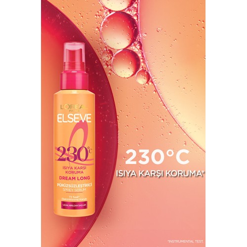 Elseve Dream Long Isı Koruyucu Pürüzsüzleştirici Sprey Serum 150 ml