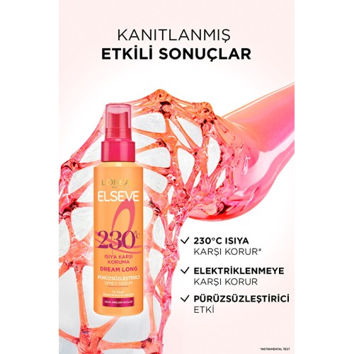 Elseve Dream Long Isı Koruyucu Pürüzsüzleştirici Sprey Serum 150 ml