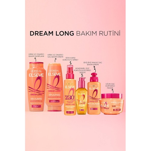 Elseve Dream Long Isı Koruyucu Pürüzsüzleştirici Sprey Serum 150 ml