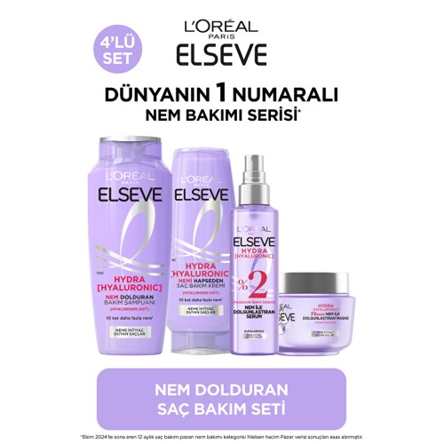 Elseve Hydra [Hyaluronic] Nem Dolduran Tam Bakım Seti