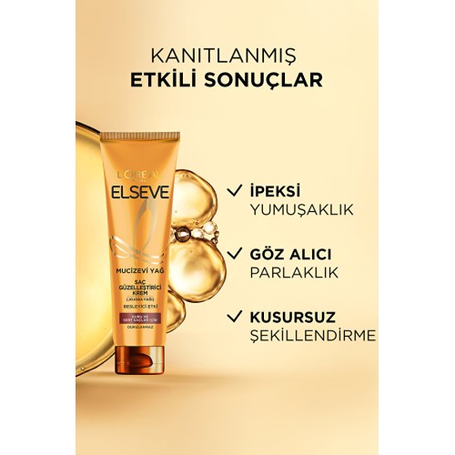 Elseve Mucizevi Yağ Saç Güzelleştirici Krem 150 ml x 2 Adet