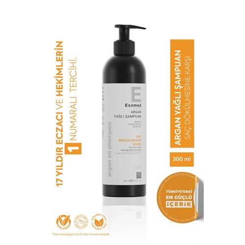 Esomed Argan Yağlı Saç Dökülmesine Karşı Şampuan 300 ml