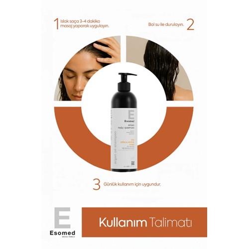 Esomed Argan Yağlı Saç Dökülmesine Karşı Şampuan 300 ml