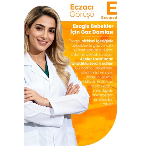 Esomed Esogis Bebekler için Bitkisel Gaz Giderici Damla 30 ml x 2 Adet