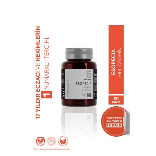 Esomed Esopecia Saç Dökülmesine Karşı Multivitamin 60 Tablet