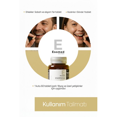 Esomed Esopecia Saç Dökülmesine Karşı Multivitamin 60 Tablet