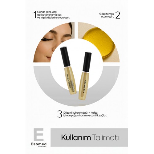 Esomed Kaş ve Kirpik Güçlendirici Yoğun Bakım Serumu10 ml