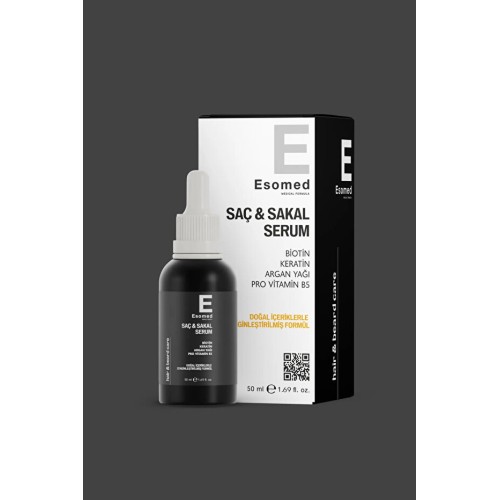 Esomed Saç ve Sakal Dökülmesine Karşı Serum 50 ml Esomed Saç ve Sakal Dökülmesine Karşı Serum 50 ml