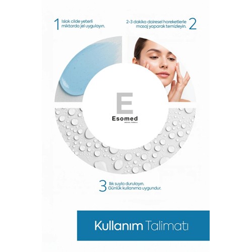 Esomed Yağlı ve Akneye Eğilimli Ciltler için Yüz Temizleme Jeli 200 ml