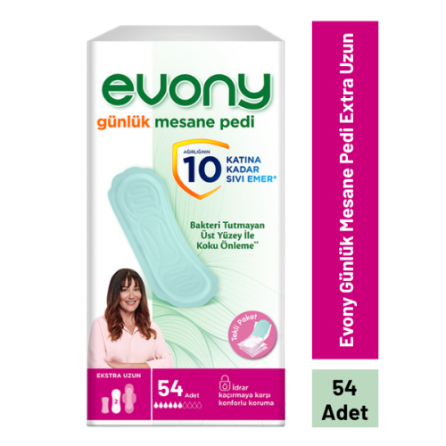 Evony Günlük Mesane Pedi Ekstra Uzun 18 li x 3 Adet