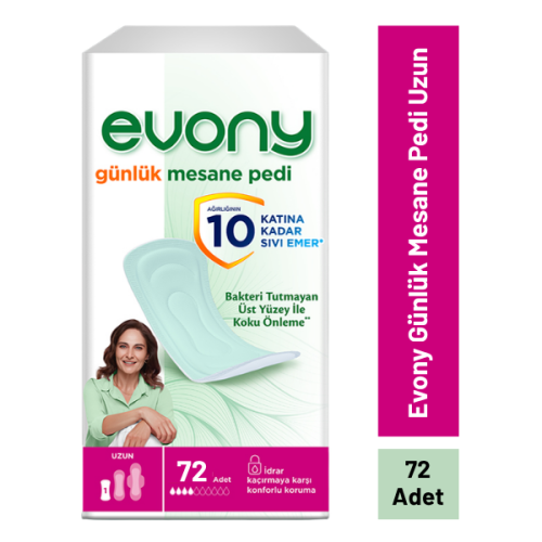 Evony Günlük Mesane Pedi Uzun 24 lü x 3 Adet