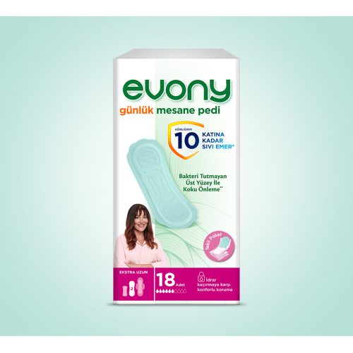 Evony Günlük Mesane Pedi Ekstra Uzun 18 li