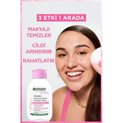 Garnier Micellar Makyaj Temizleme Suyu 100 ml x 2 Adet Garnier Micellar Makyaj Temizleme Suyu 100 ml x 2 Adet
