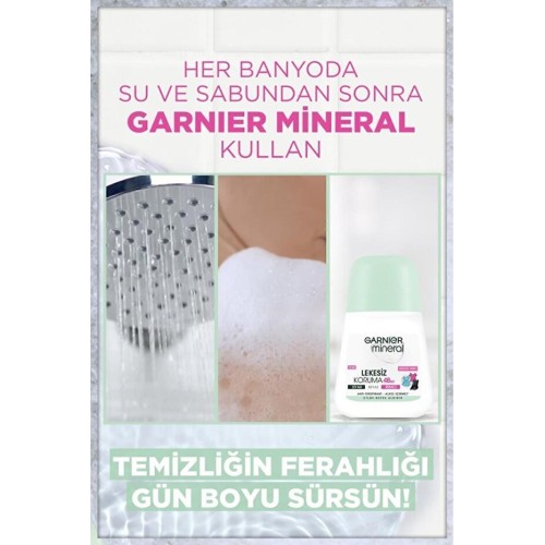 Garnier Mineral Lekesiz Koruma Roll on Deodorant 50 ml Garnier Mineral Lekesiz Koruma Roll on Deodorant 50 ml