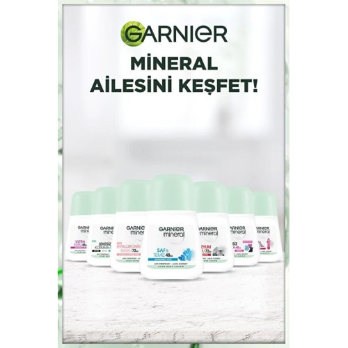 Garnier Mineral Lekesiz Koruma Roll on Deodorant 50 ml Garnier Mineral Lekesiz Koruma Roll on Deodorant 50 ml