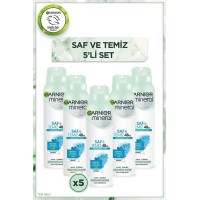 Garnier Mineral Saf ve Temiz Kadın Sprey Deodorant 150 ml x 5 Adet