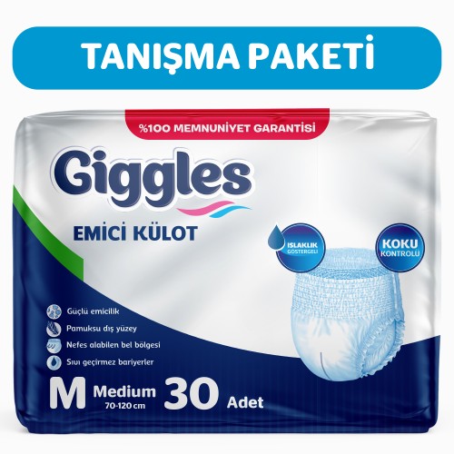 Giggles Yetişkin Emici Külot Medium 30 lu