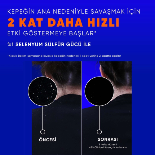 Head & Shoulders Clinical Strength Şampuan 400 ml x 2 Adet