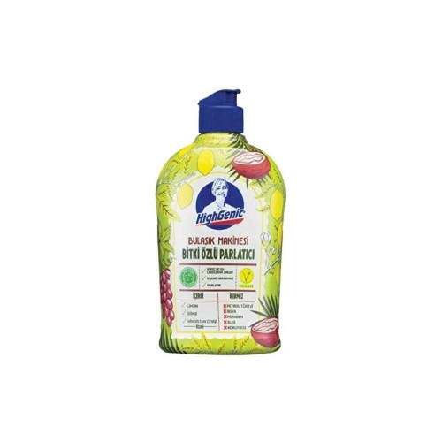 Highgenic Bitki Özlü Bulaşık Makine Parlatıcısı 500 ml x 3 Adet Highgenic Bitki Özlü Bulaşık Makine Parlatıcısı 500 ml x 3 Adet
