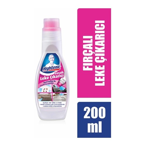 Highgenic Fırçalı Leke Çıkarıcı 200 ml Highgenic Fırçalı Leke Çıkarıcı 200 ml