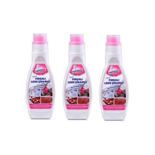 Highgenic Fırçalı Leke Çıkarıcı 200 ml x 3 Adet Highgenic Fırçalı Leke Çıkarıcı 200 ml x 3 Adet