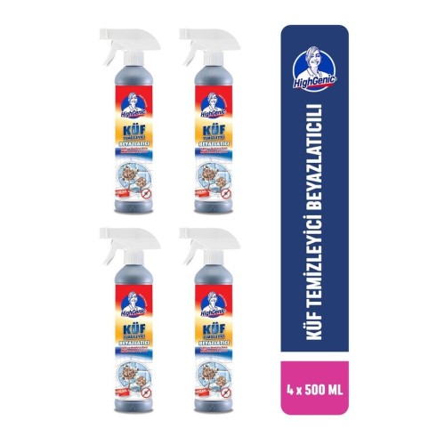 Highgenic Küf Temizleyici 500 ml x 4 Adet Highgenic Küf Temizleyici 500 ml x 4 Adet