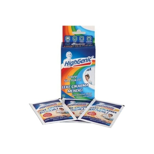 Highgenic Leke Çıkarma Mendili 10 lu