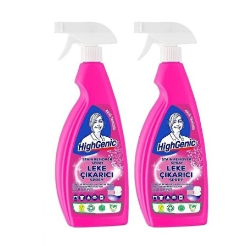 Highgenic Leke Çıkartıcı Sprey 750 ml x 2 Adet