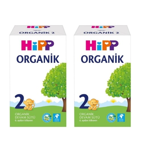 Hipp 2 Organik Devam Sütü 300 gr x 2 Adet