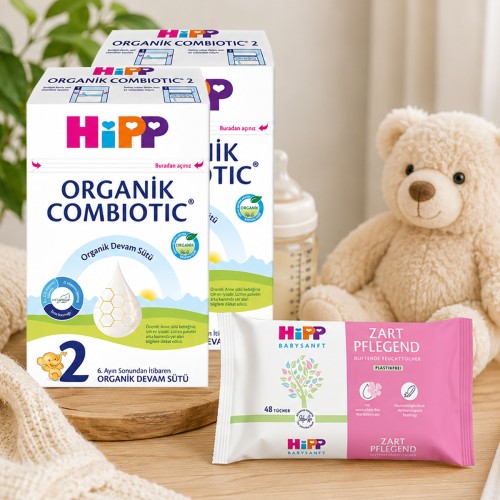 Hipp 2 Organik Devam Sütü Combiotic 600gr x2 Adet(Islak Mendil Hediye) Hipp 2 Organik Devam Sütü Combiotic 600gr x2 Adet(Islak Mendil Hediye)