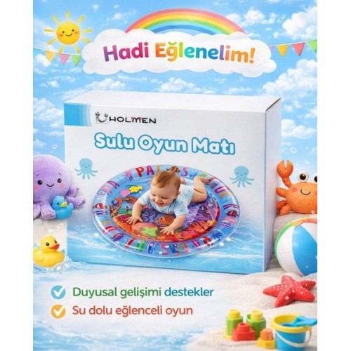 Holmen Şişme Sulu Oyun Matı Yuvarlak Tummy Time(Test Raporlu) Holmen Şişme Sulu Oyun Matı Yuvarlak Tummy Time(Test Raporlu)