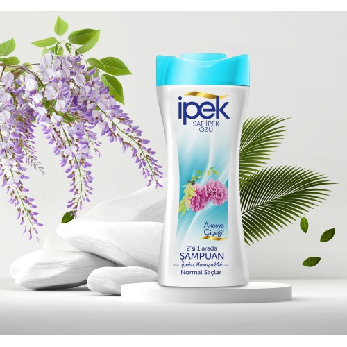 İpek Akasya Çiçeği Özü Normal Saçlar için 2 si 1 Arada Şampuan 480 ml İpek Akasya Çiçeği Özü Normal Saçlar için 2 si 1 Arada Şampuan 480 ml
