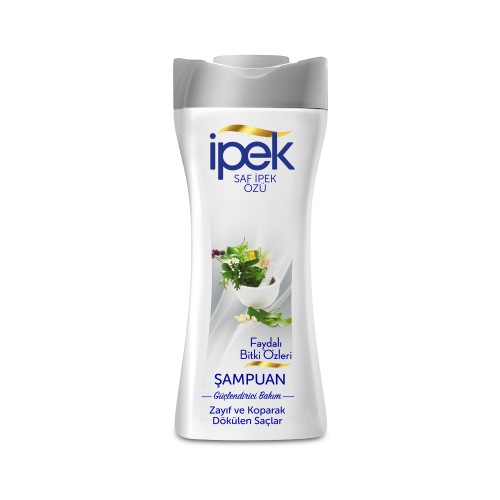 İpek Faydalı Bitki Özleri Zayıf ve Koparak Dökülen Saçlar için Şampuan 480 ml İpek Faydalı Bitki Özleri Zayıf ve Koparak Dökülen Saçlar için Şampuan 480 ml
