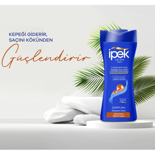 İpek Kepeğe Karşı Etkili Dökülmeye Eğilimli Saçlar için Şampuan 480 ml İpek Kepeğe Karşı Etkili Dökülmeye Eğilimli Saçlar için Şampuan 480 ml