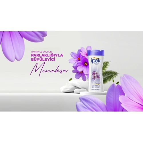 İpek Menekşe Özü İnce Telli Saçlar için Şampuan 480 ml İpek Menekşe Özü İnce Telli Saçlar için Şampuan 480 ml