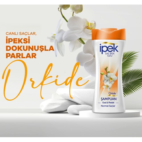 İpek Orkide Özü Normal Saçlar için Şampuan 480 ml İpek Orkide Özü Normal Saçlar için Şampuan 480 ml