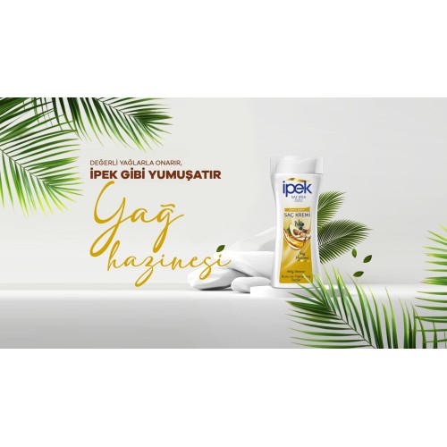 İpek Yağ Hazinesi Kuru ve Yıpranmış Saçlar için Saç Kremi 480 ml İpek Yağ Hazinesi Kuru ve Yıpranmış Saçlar için Saç Kremi 480 ml