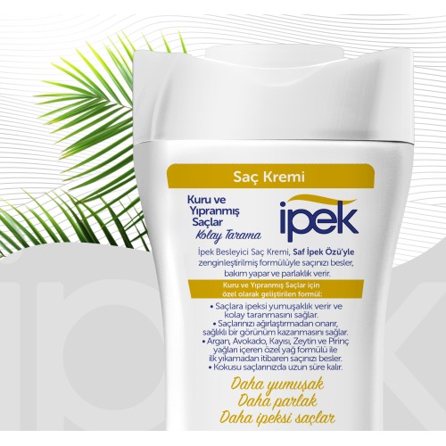 İpek Yağ Hazinesi Kuru ve Yıpranmış Saçlar için Saç Kremi 480 ml İpek Yağ Hazinesi Kuru ve Yıpranmış Saçlar için Saç Kremi 480 ml