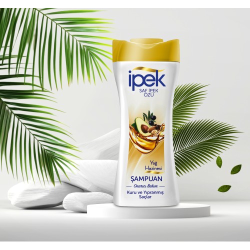 İpek Yağ Hazinesi Kuru ve Yıpranmış Saçlar için Şampuan 480 ml İpek Yağ Hazinesi Kuru ve Yıpranmış Saçlar için Şampuan 480 ml