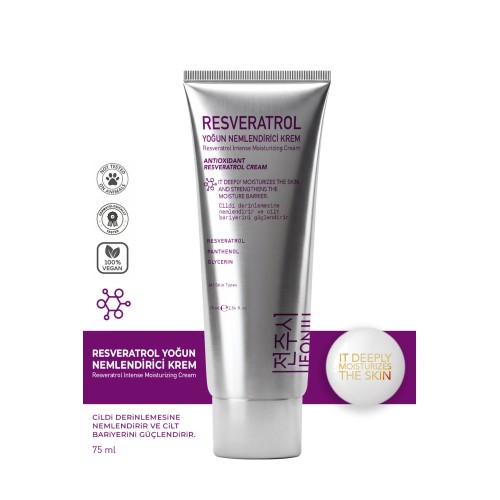 Jeonju Antioksidan Yoğun Nemlendirici Resveratrol Krem 75 ml