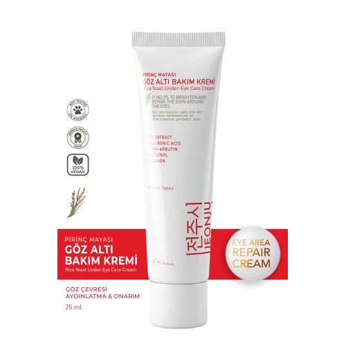 Jeonju Pirinç Mayası Göz Altı Bakım Kremi 25 ml Jeonju Pirinç Mayası Göz Altı Bakım Kremi 25 ml