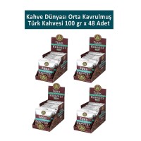 Kahve Dünyası Orta Kavrulmuş Türk Kahvesi 100 gr x 48 Adet