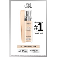 Loreal Paris True Match Bakım Yapan Fondöten 1N Ivory