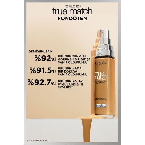 Loreal Paris True Match Bakım Yapan Fondöten 1R Rose Ivory