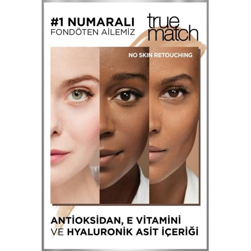 Loreal Paris True Match Bakım Yapan Fondöten 1N Ivory Loreal Paris True Match Bakım Yapan Fondöten 1N Ivory
