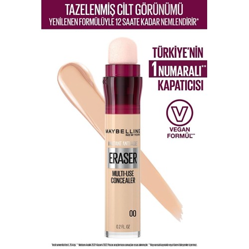 Maybelline New York Instant Anti Age Eraser Kapatıcı 00 Ivory