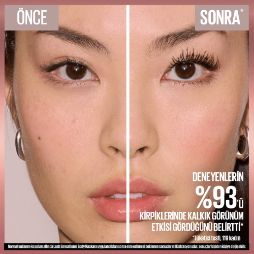 Maybelline New York Lash Sensational Body Siyah Maskara Maybelline New York Lash Sensational Body Siyah Maskara